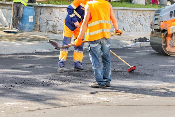 Asphalt Debris Cleaning