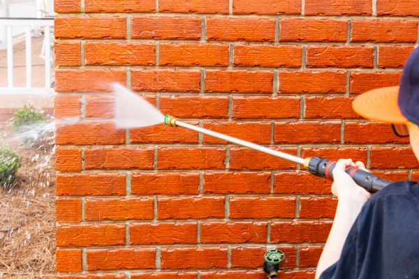 Wall Pressure Washing